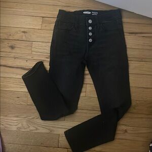 Girl‘s Black High-Waisted Jeans (8)